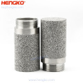 HNEGKO High quality sintered porous stainless steel waterproof sensor housing 60-90 microns for dew point sensor enclosure